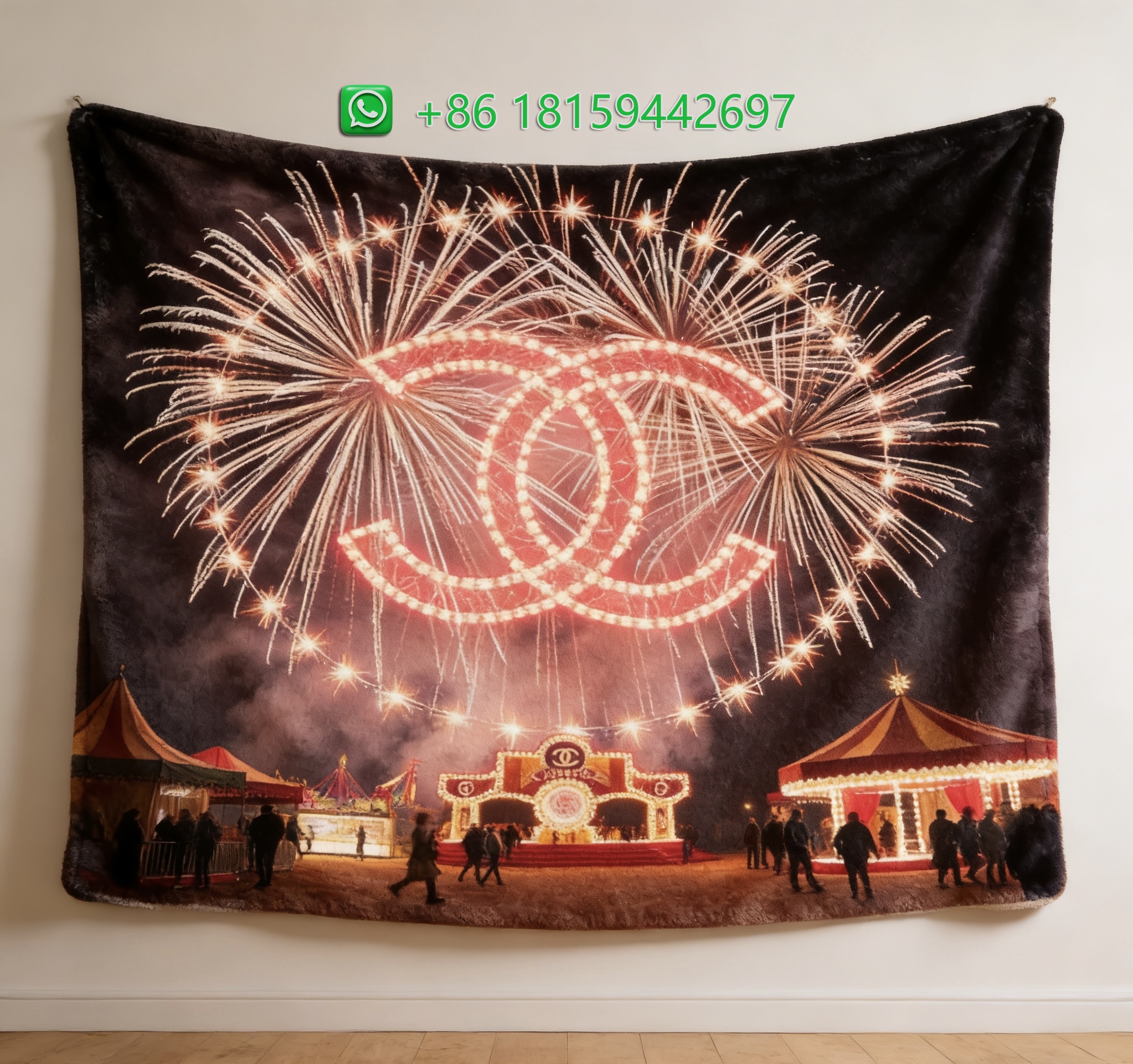 Chanel Throw Blankets